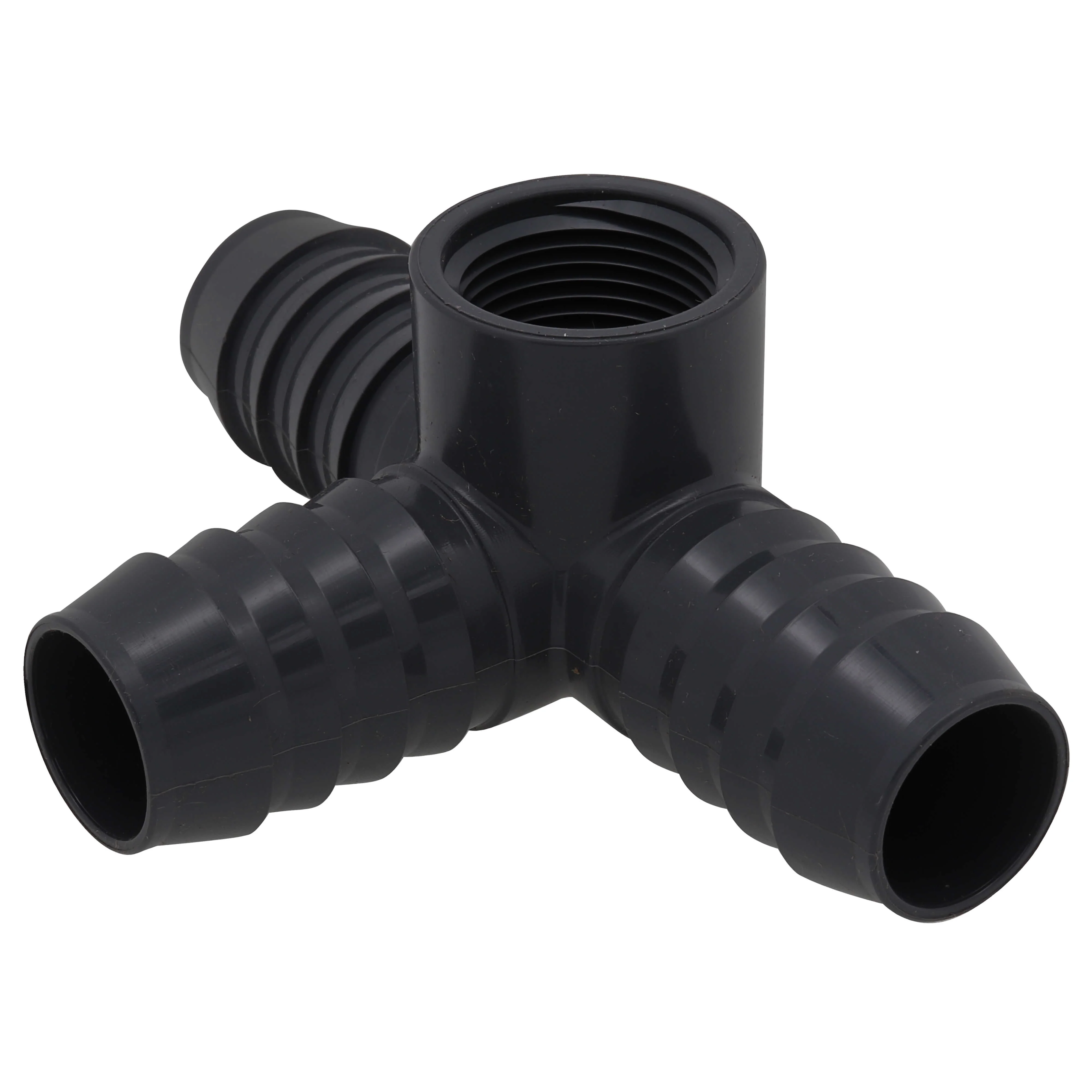 SPEARS VALVES 1416-130 Tee, Side Outlet, Insert x FPT, 1 x 1/2 Size, PVC | BU7JTX