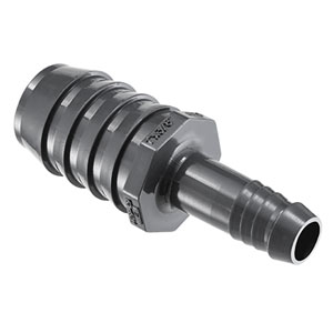 SPEARS VALVES 1429-099BC Spiral Barb Coupling, Insert x Spiral, 3/4 x 3/8 Size, PVC | BU7PQW