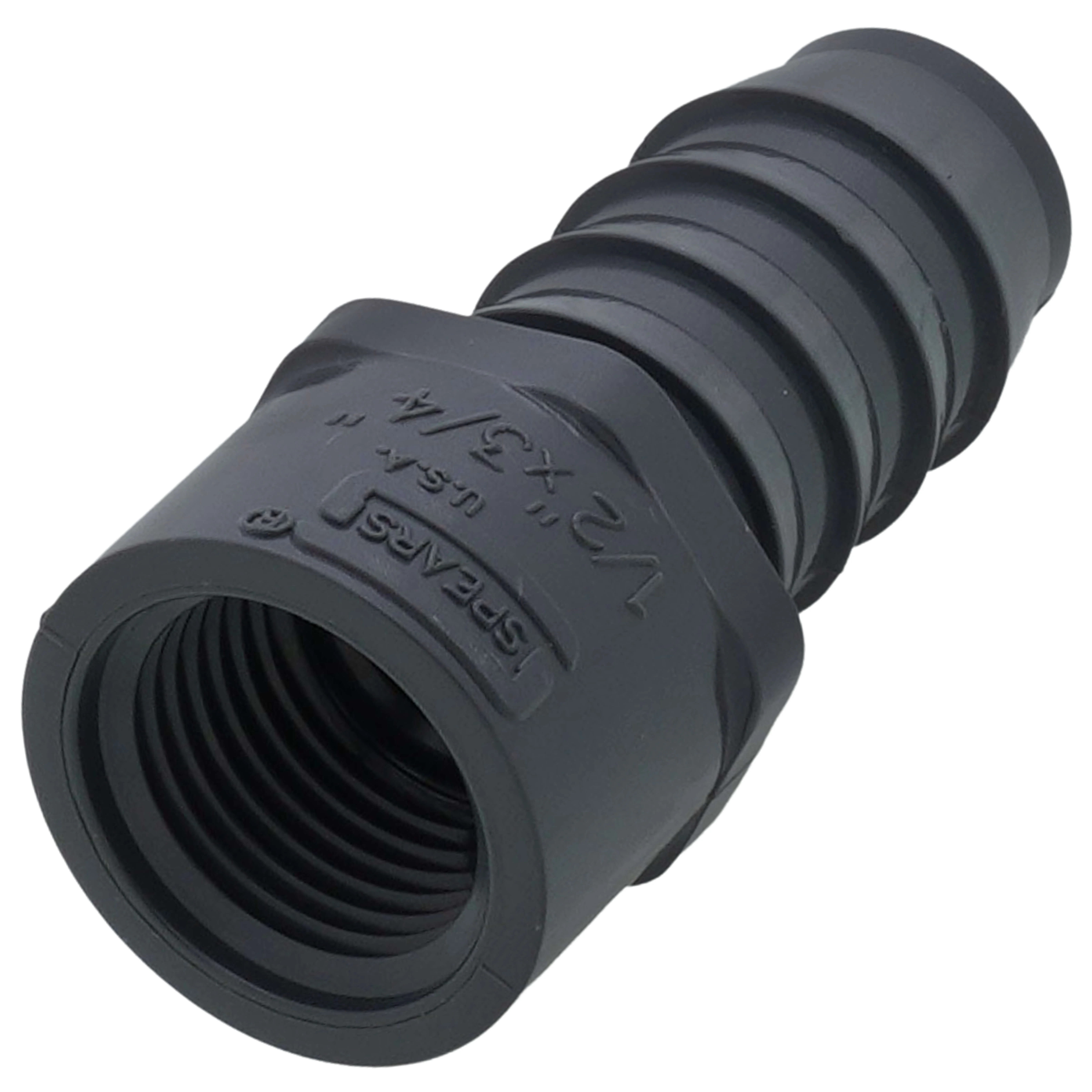 SPEARS VALVES 1435-074 Reducer Female Adapter, FPT x Insert, 1/2 x 3/4 Size, PVC | BU7KQC