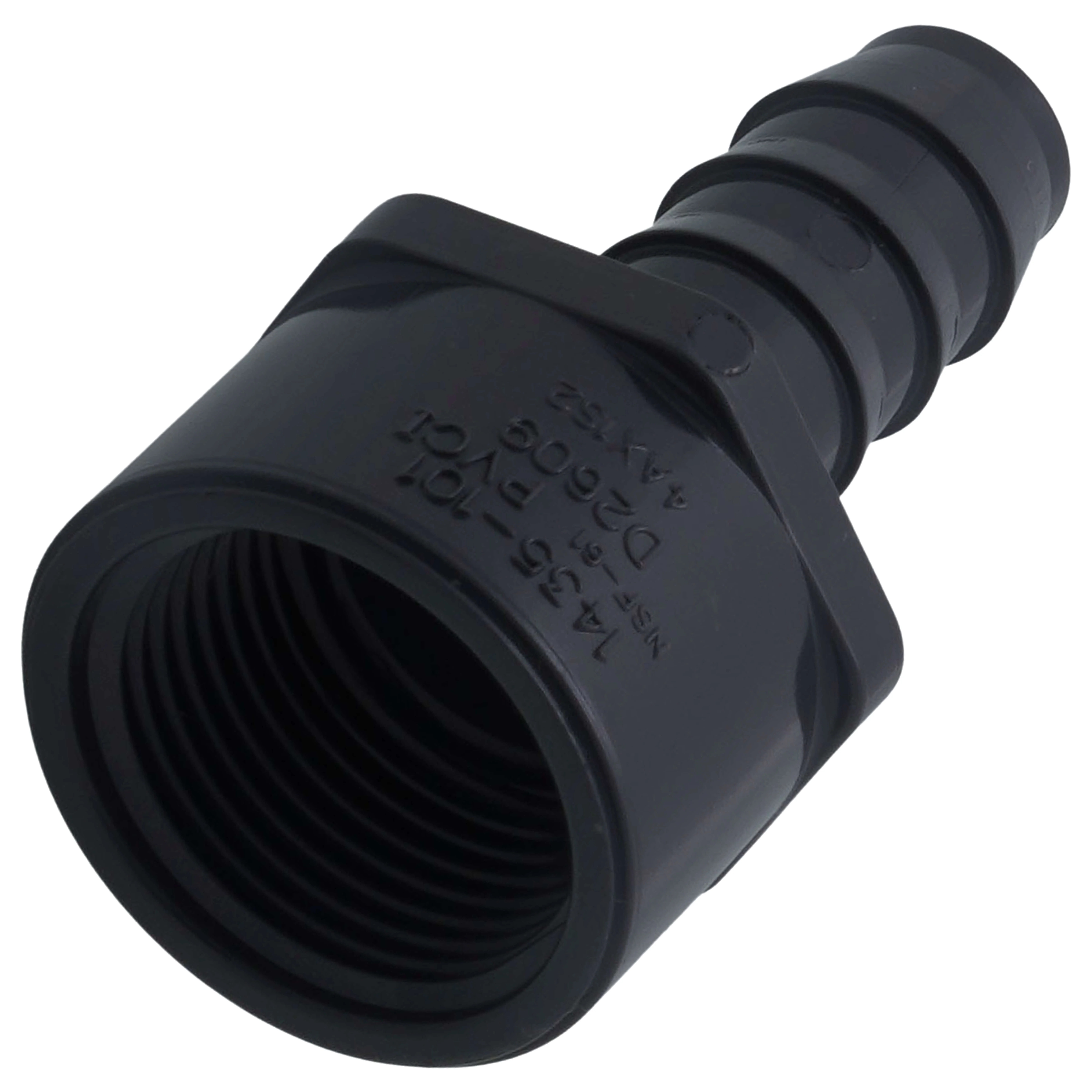 SPEARS VALVES 1435-101 Reducer Female Adapter, FPT x Insert, 3/4 x 1/2 Size, PVC | BU7PRH