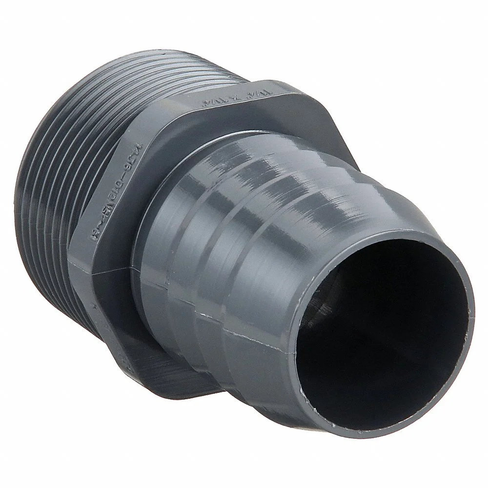 SPEARS VALVES 1436-012 Male Adapter Insert, MPT x Insert, 1-1/4 Size, PVC | AC8XDU 3ELH4