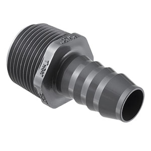 SPEARS VALVES 1436-101BC Reducer Male Adapter, MPT x Insert, 3/4 x 1/2 Size, PVC | BU6BXJ