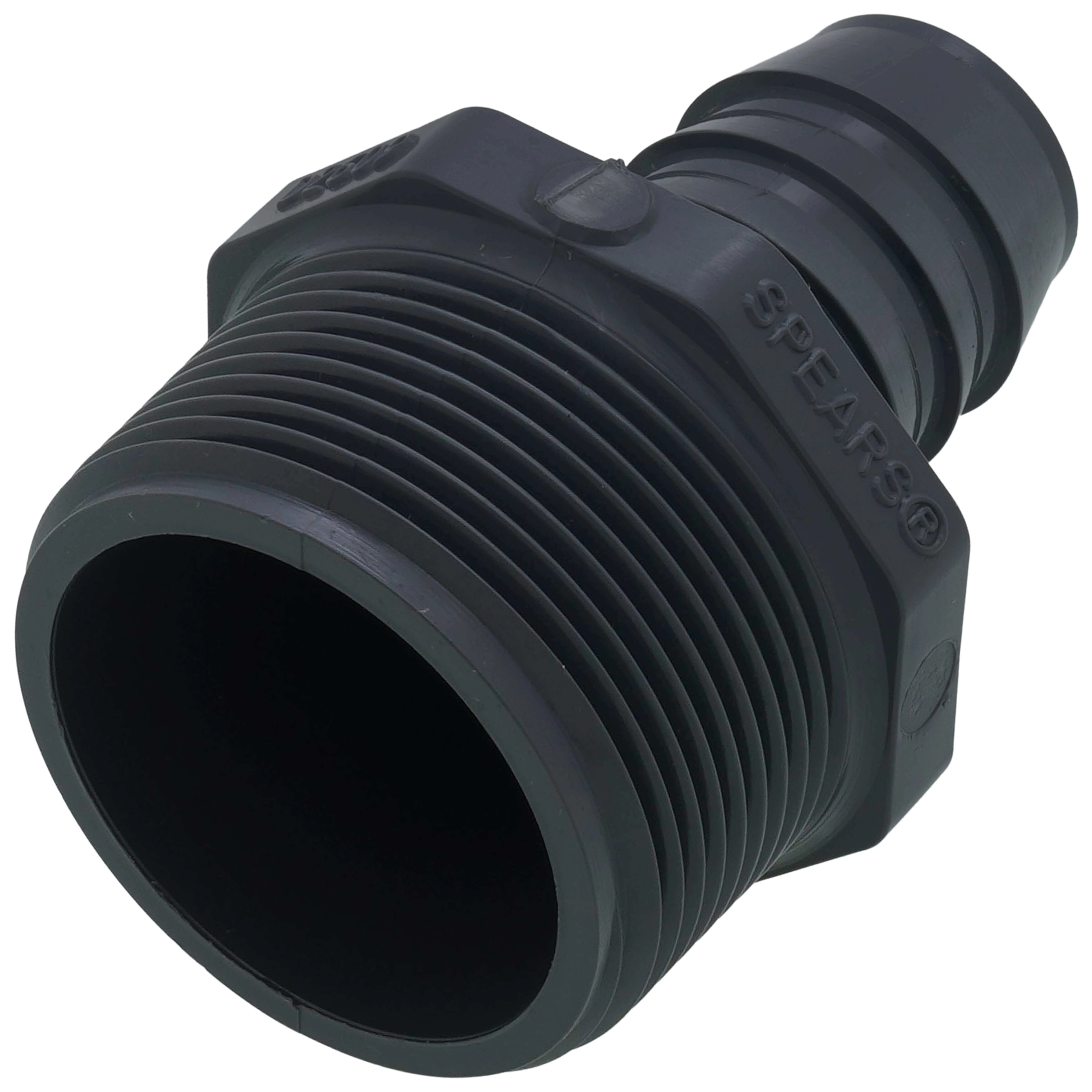 SPEARS VALVES 1436-211 Reducer Male Adapter, MPT x Insert, 1-1/2 x 1 Size, PVC | BU7KBZ