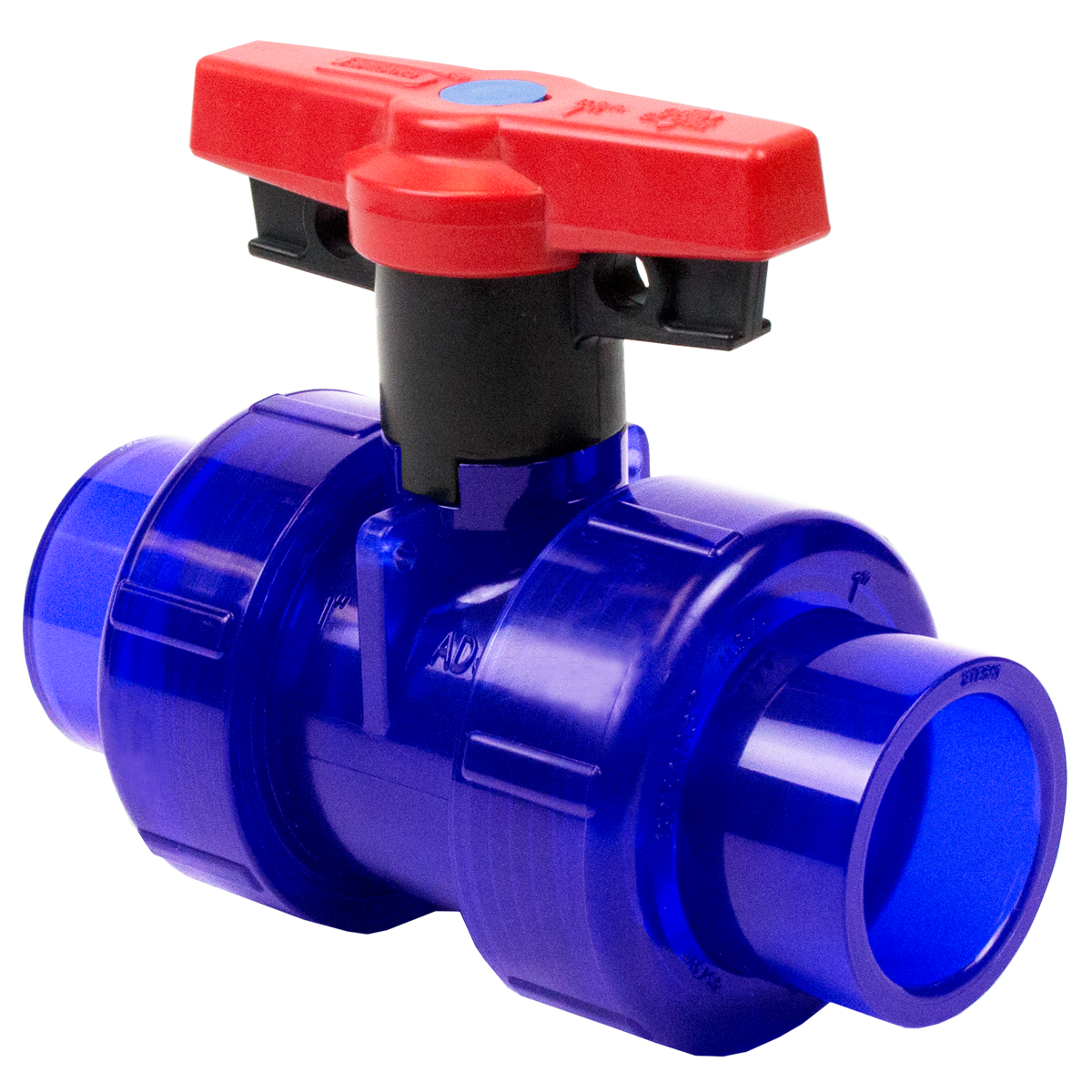 SPEARS VALVES 1839-005BL Industrial Ball Valve, Socket/FPT, FKM, 1/2 Size, PVC | CA3CEL