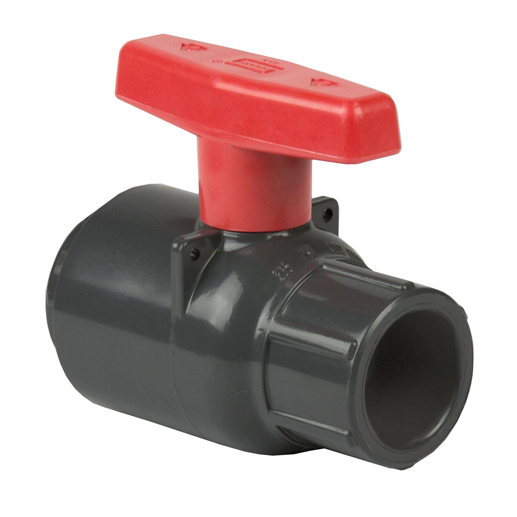 SPEARS VALVES 2131-010 Compact Ball Valve, 1 Size, PVC, Threaded End, FKM | CA6FKA