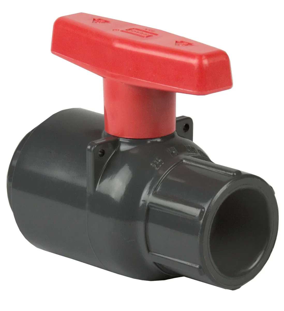 SPEARS VALVES 21326-060C Compact Ball Valve, 6 Size, CPVC, Socket End, FKM, Tee Handle | BY4NPW