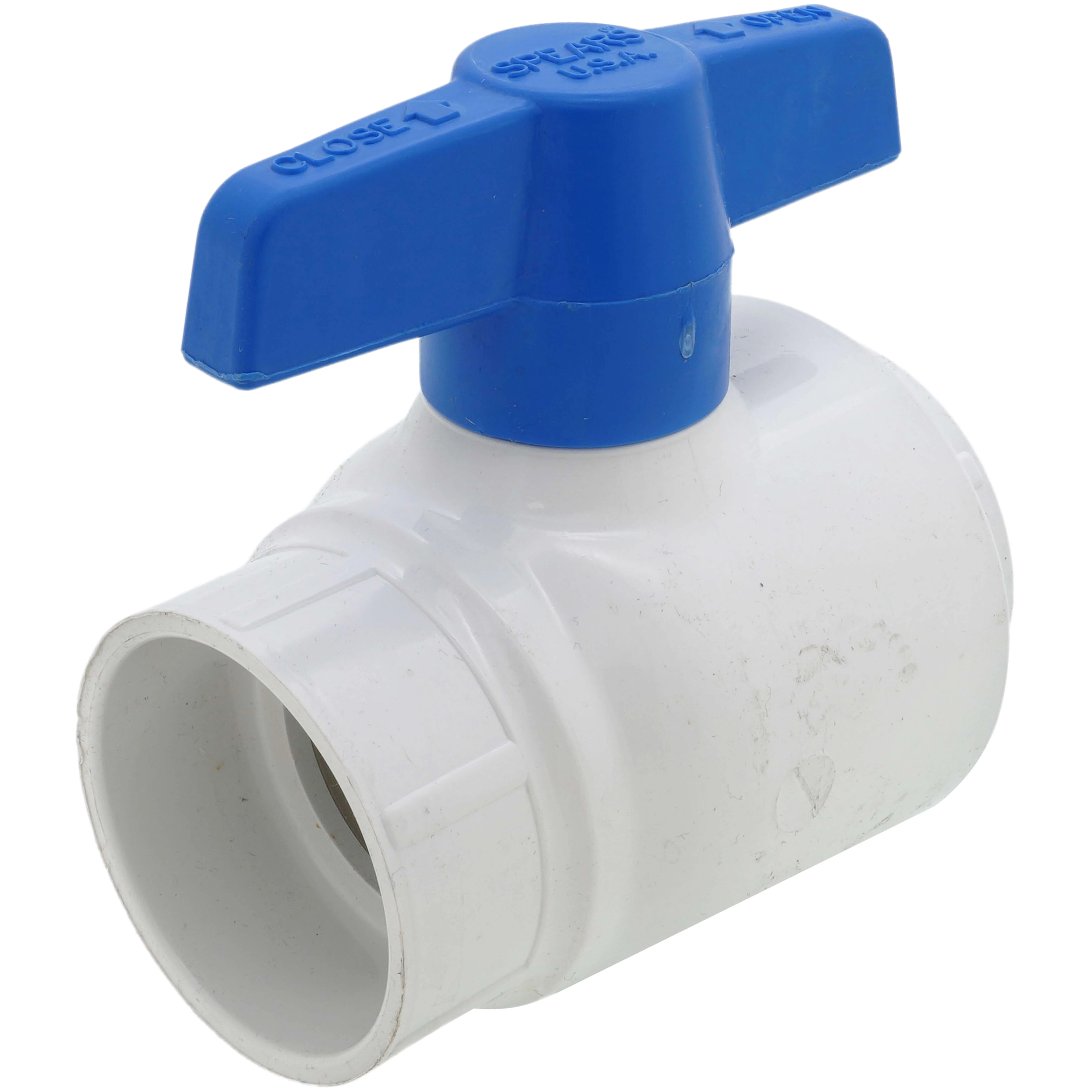 SPEARS VALVES 2622-020 Utility Ball Valve, 2 Size, PVC, Socket End, With EPDM O-Ring Seal | CA2JND