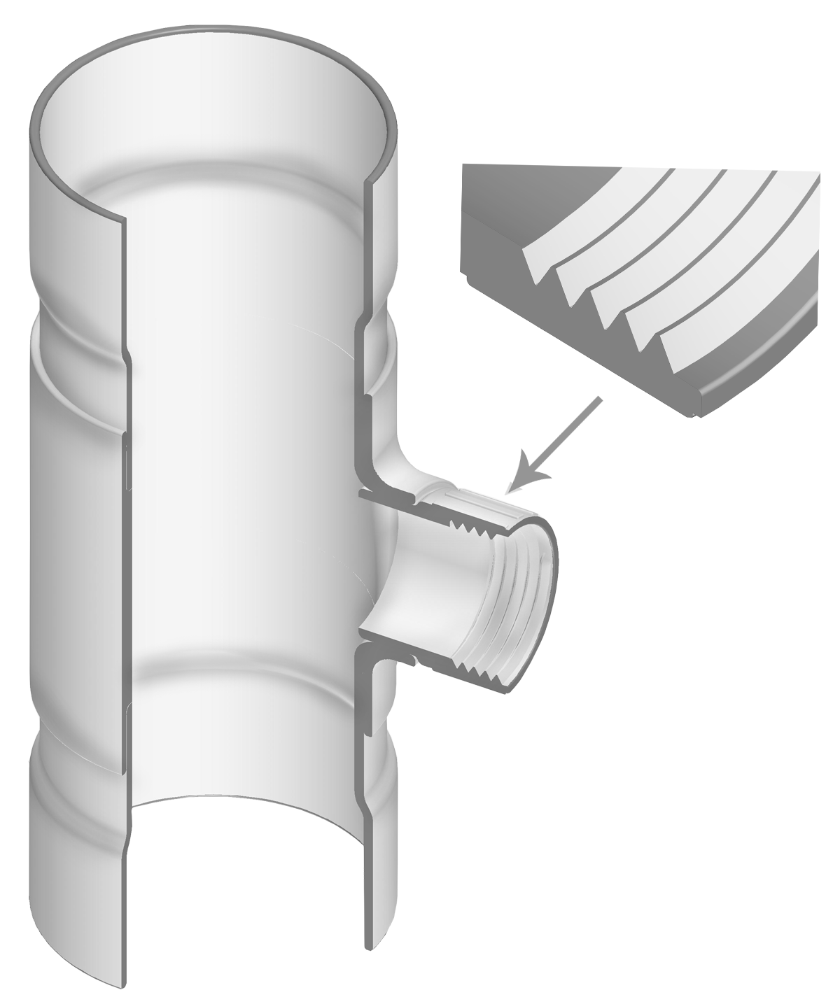 SPEARS VALVES 330-202170 Reducer Tee, Socket x FPT, Class 125, 12 x 4 Size, PVC | BU6FXA
