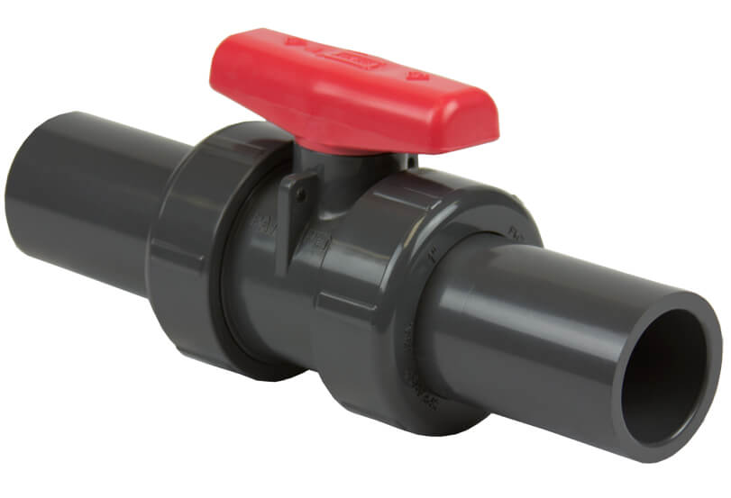 SPEARS VALVES 3632RS-005 Standard Retrofit Ball Valve, Socket, FKM, 1/2 Size, PVC | BY6CJR