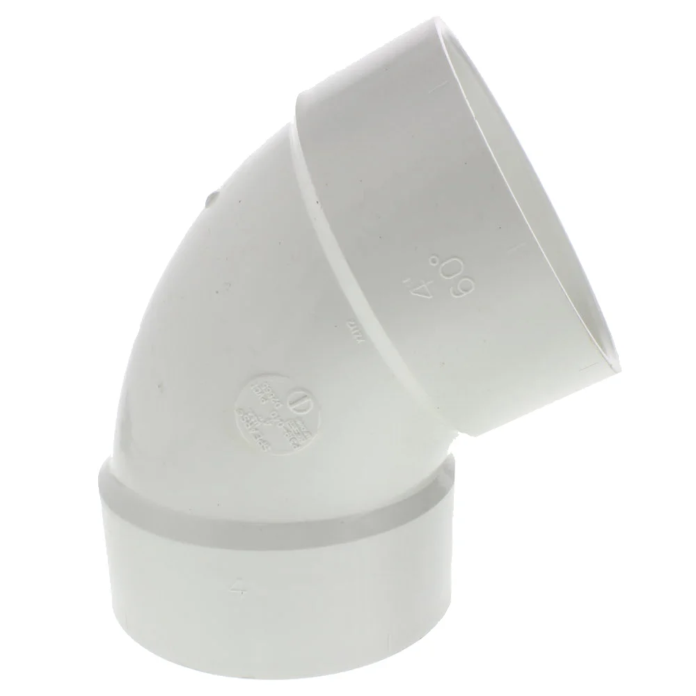 SPEARS VALVES 3724-080 Elbow, 60 Deg., Socket, Schedule 40, 8 Size, PVC | BU6JKC