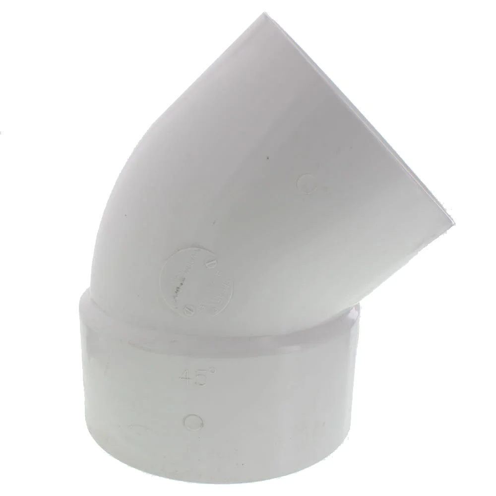 SPEARS VALVES 3727-140 Street Elbow, 45 Deg., Spigot x Socket, Schedule 40, 14 Size, PVC | BU6JKN