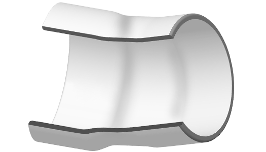 SPEARS VALVES 3942-080 Street Elbow, 22-1/2 Deg., Spigot x Socket, Schedule 80, 8 Size, PVC | BU6LRM