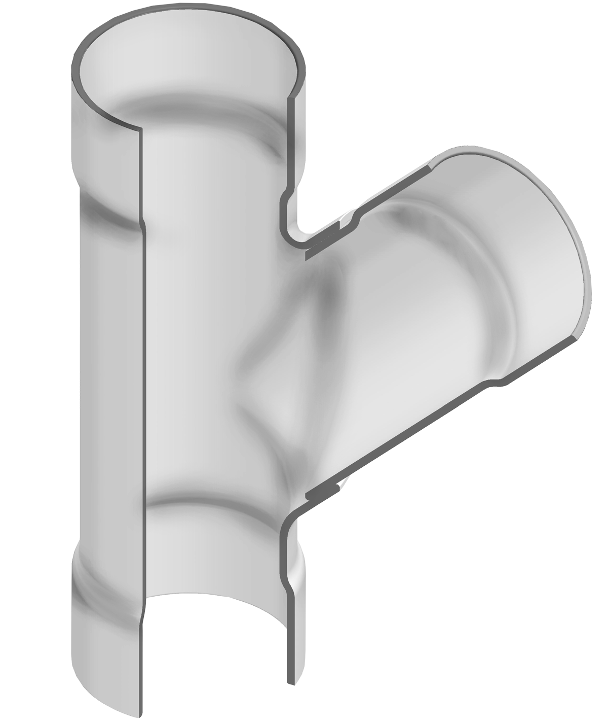 SPEARS VALVES 3775-912 Reducer Wye, Socket, Schedule 40, N.P.R., 24 x 12 Size, PVC | BU6KAP