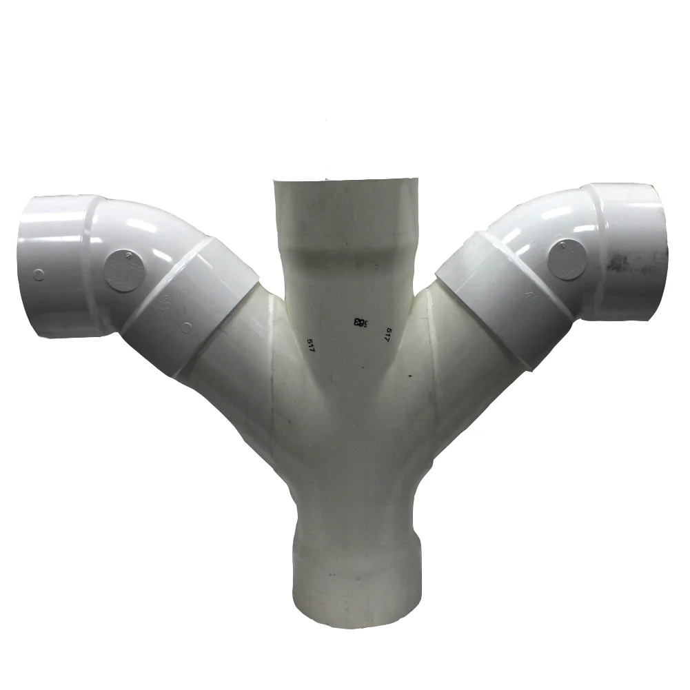 SPEARS VALVES 3792-060 Double Combination Wye, 1/8 Bend, Socket, Schedule 40, 6 Size, PVC | BU6KNG