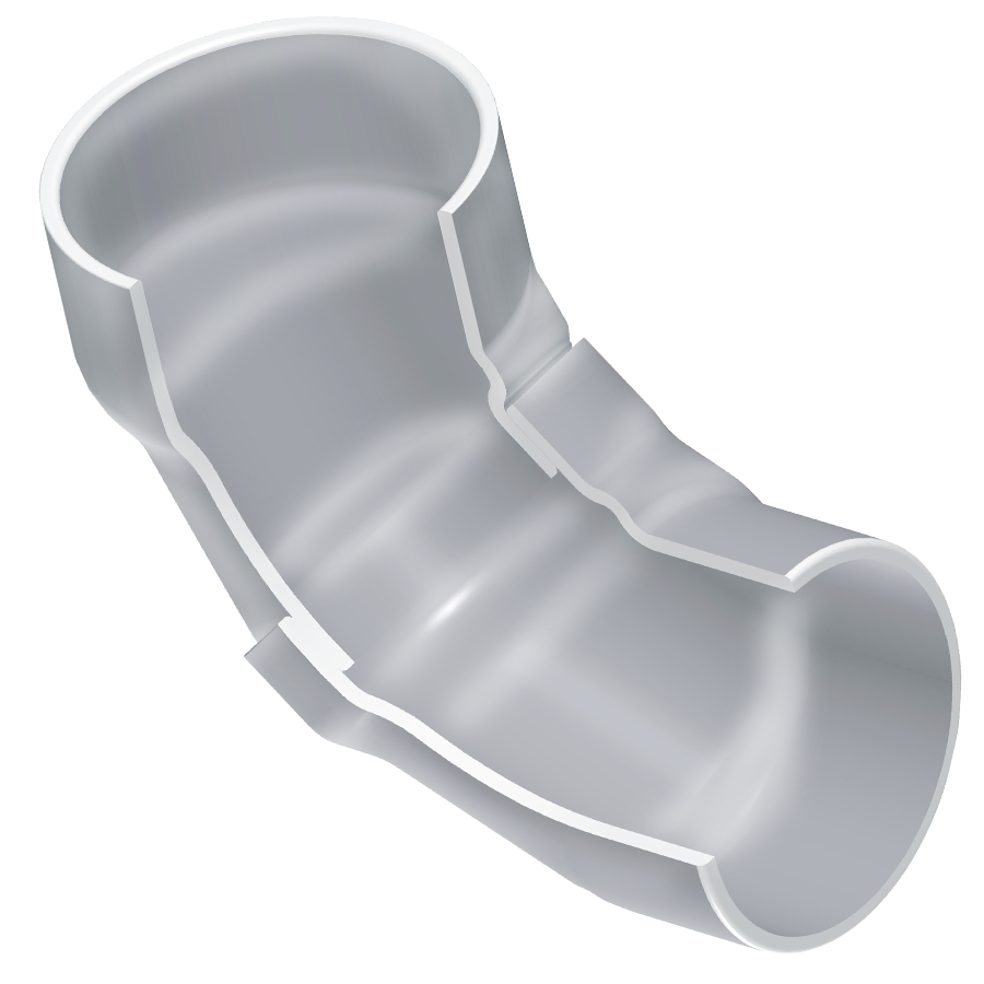 SPEARS VALVES 3909-080C Street Elbow, 90 Deg., Spigot x Socket, Schedule 80, 8 Size, CPVC | BU6KUH