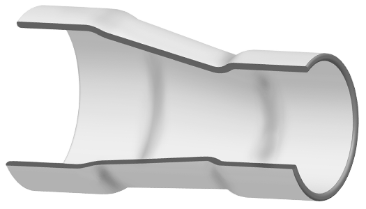SPEARS VALVES 3929-700E Eccentric Reducer Coupling, Socket, Schedule 80, 14 x 10 Size, PVC | BU6LVE