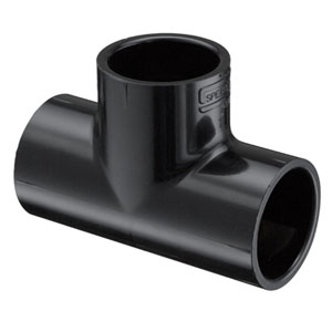 SPEARS VALVES 401-007BBC Tee, Socket, Schedule 40, 3/4 Size, PVC, Black | BU6NHY