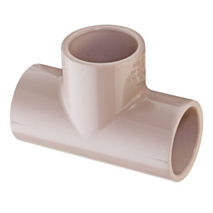 SPEARS VALVES 401-040UV Tee, Socket, Schedule 40, 4 Size, PVC, UV Resistant | BU6NLK