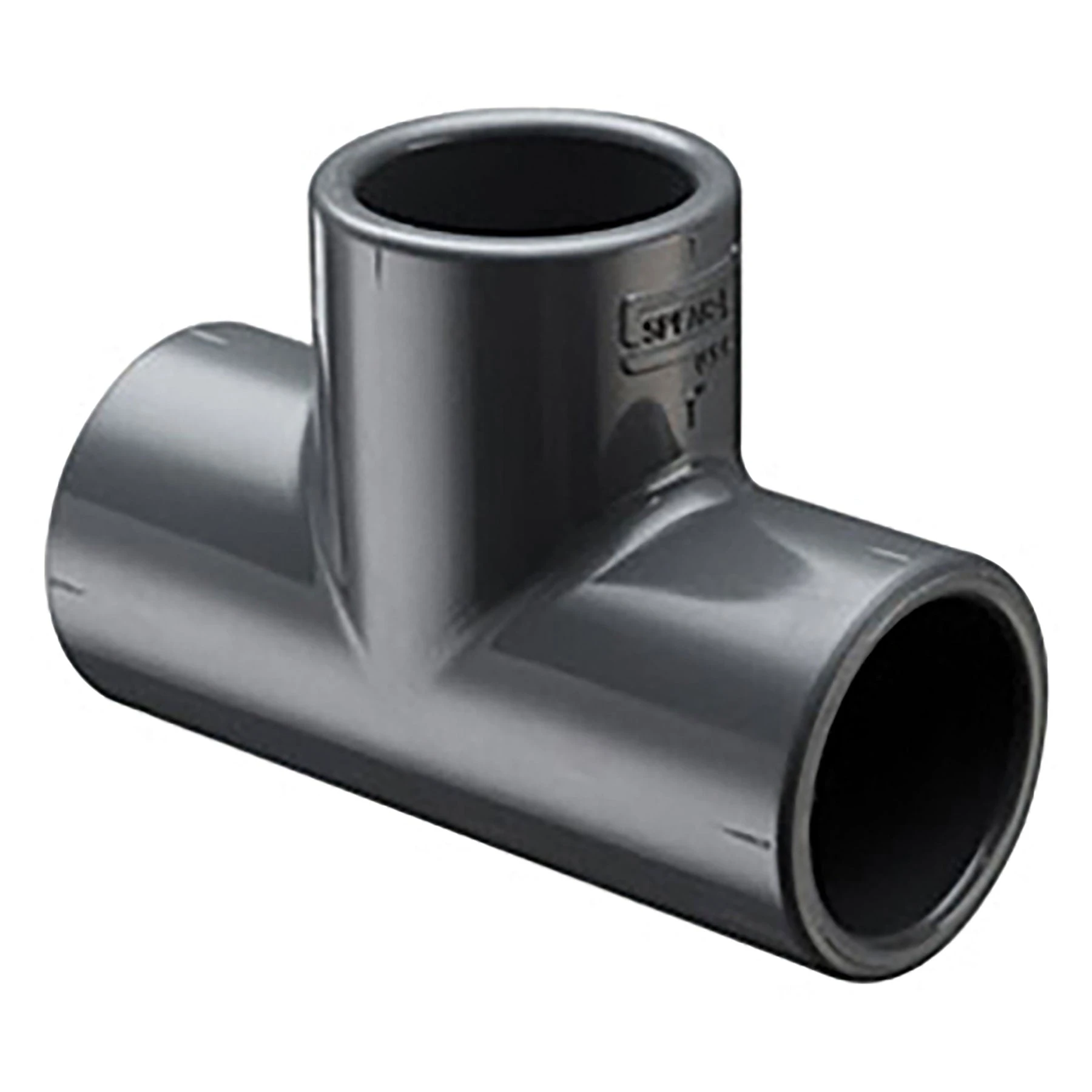 SPEARS VALVES 401-010G Tee, Socket, Schedule 40, 1 Size, PVC, Gray | BU6NJC