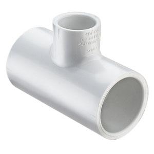 SPEARS VALVES 401-526BC Reducer Tee, Socket, Schedule 40, 6 x 1-1/4 Size, PVC | BU6NUT
