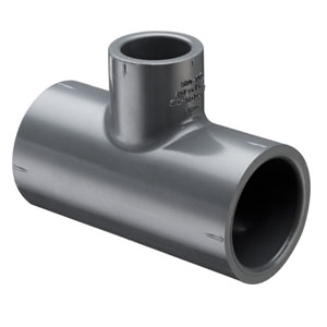 SPEARS VALVES 801-678F Reducer Tee, Socket, Schedule 80, Fabricated, 12 x 18 Size, PVC | BU6ZBG