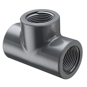 SPEARS VALVES 805-002BC Tee, FPT, Schedule 80, 1/4 Size, PVC | BU6ZZF