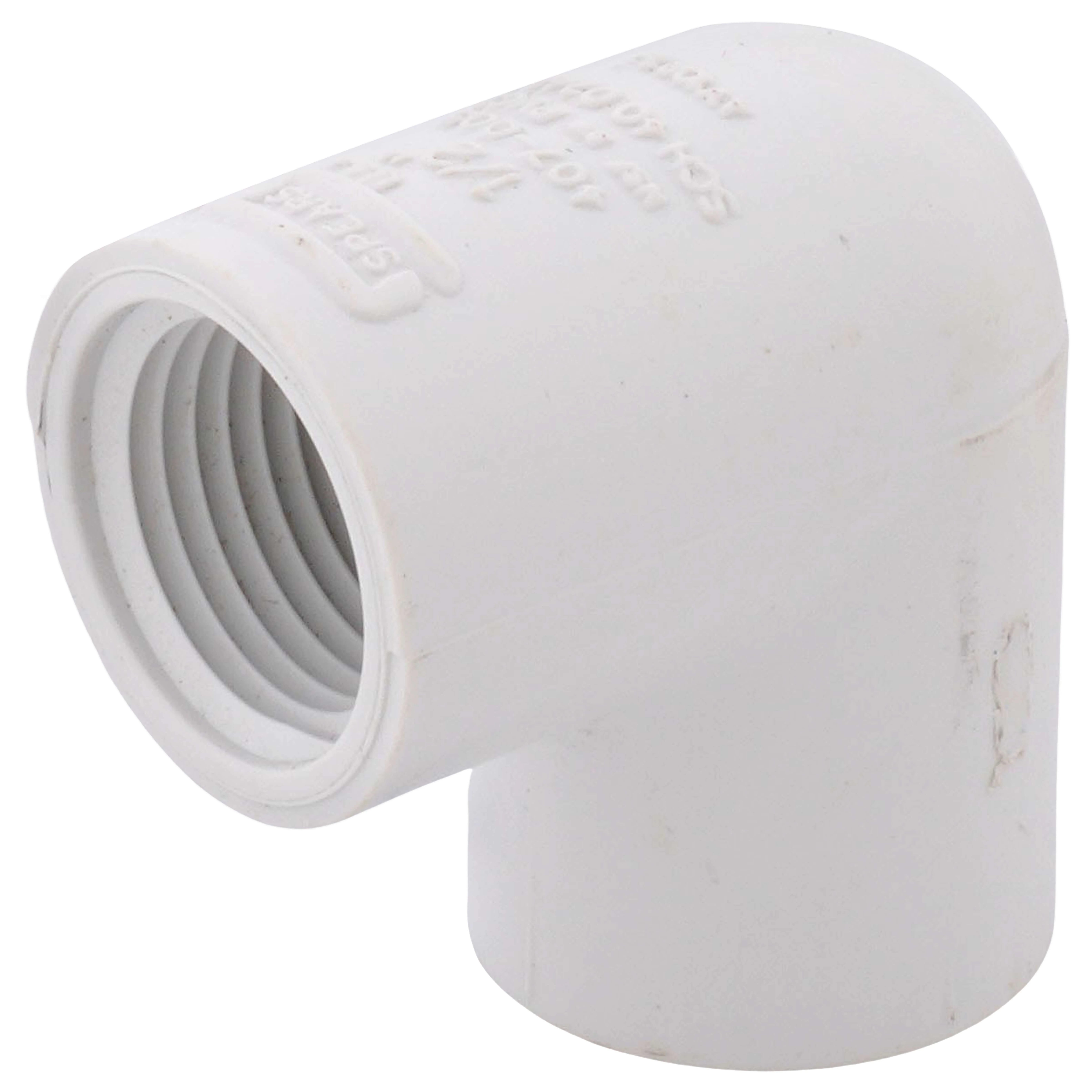 SPEARS VALVES 407-005 Elbow, 90 Deg., Socket x FPT, Schedule 40, 1/2 Size, PVC | BU7JTY