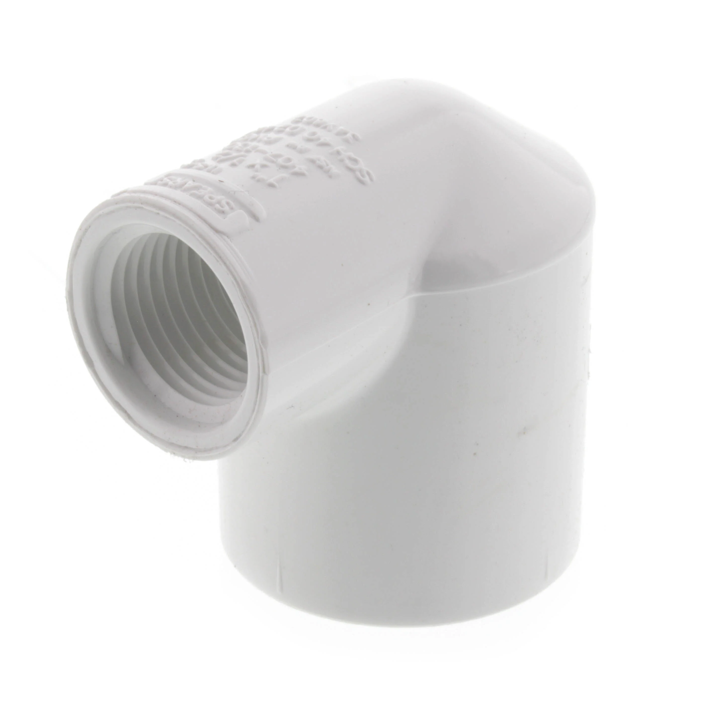 SPEARS VALVES 407-130 Reducer Elbow, 90 Deg., Socket x FPT, Schedule 40, 1 x 1/2 Size, PVC | BU7LBF