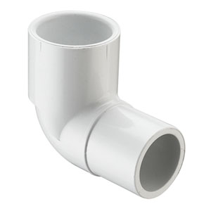 SPEARS VALVES 409-005BC Street Elbow, 90 Deg., Spigot x Socket, Schedule 40, 1/2 Size, PVC | BU6PTE