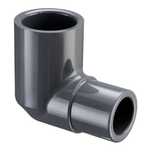 SPEARS VALVES 809-015BC Street Elbow, 90 Deg., Spigot x Socket, Schedule 80, 1-1/2 Size, PVC | BU7AGA