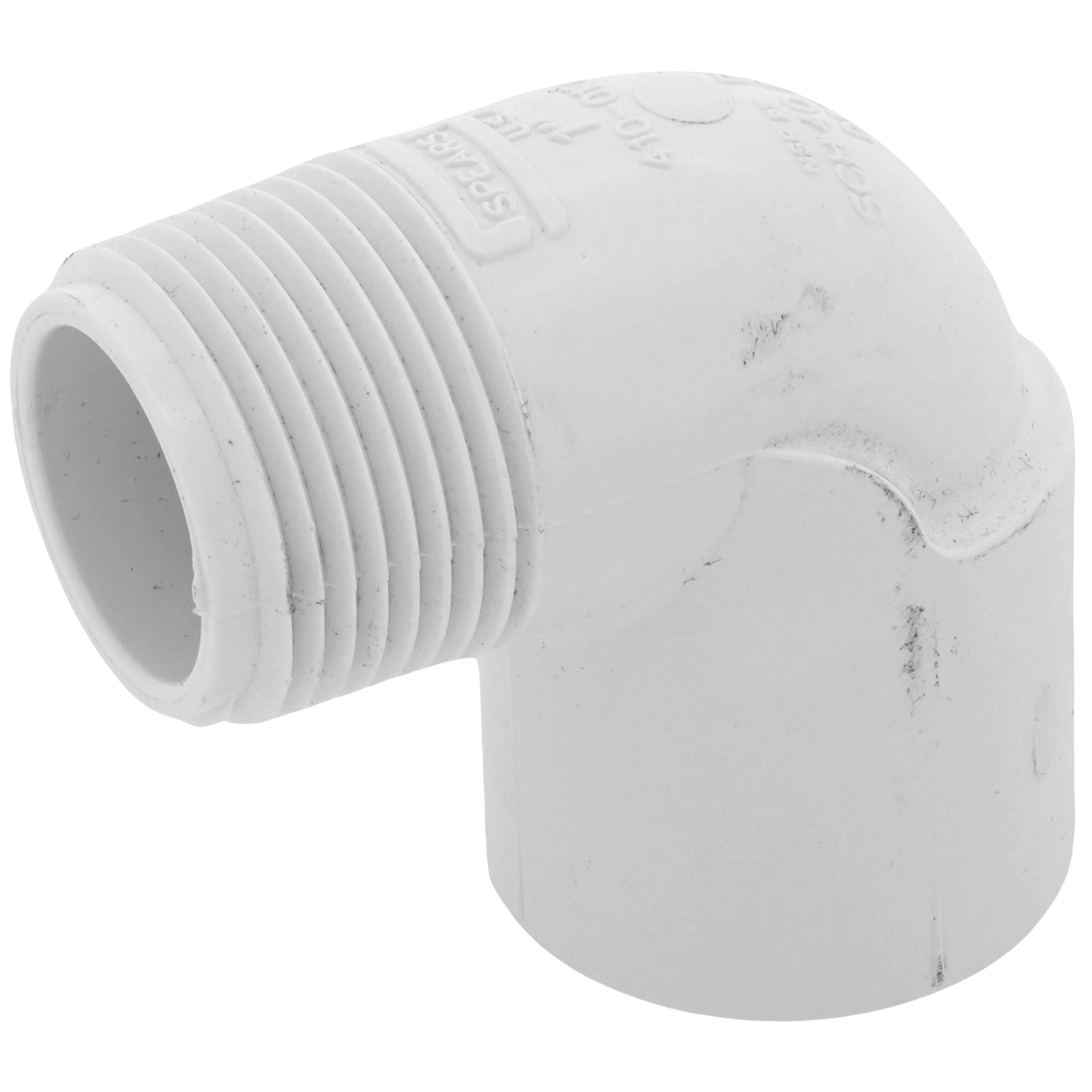 SPEARS VALVES 410-010 Reducer Street Elbow, 90 Deg., MPT x Socket, Schedule 40, 1 Size, PVC | BU7HZK