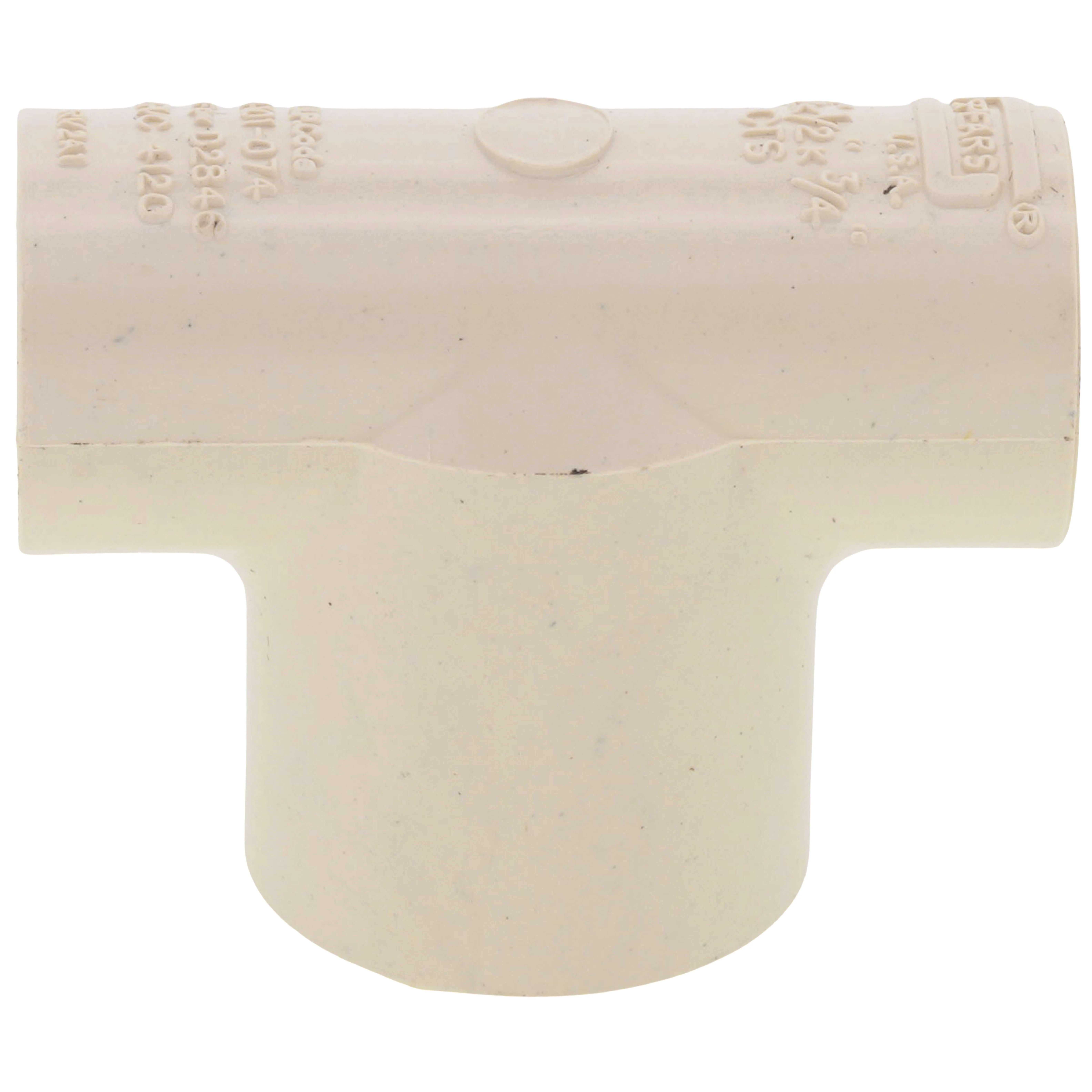 SPEARS VALVES 4101-074 Reducer Tee, Socket, 1/2 x 1/2 x 3/4 Size, CPVC | BU6PXD