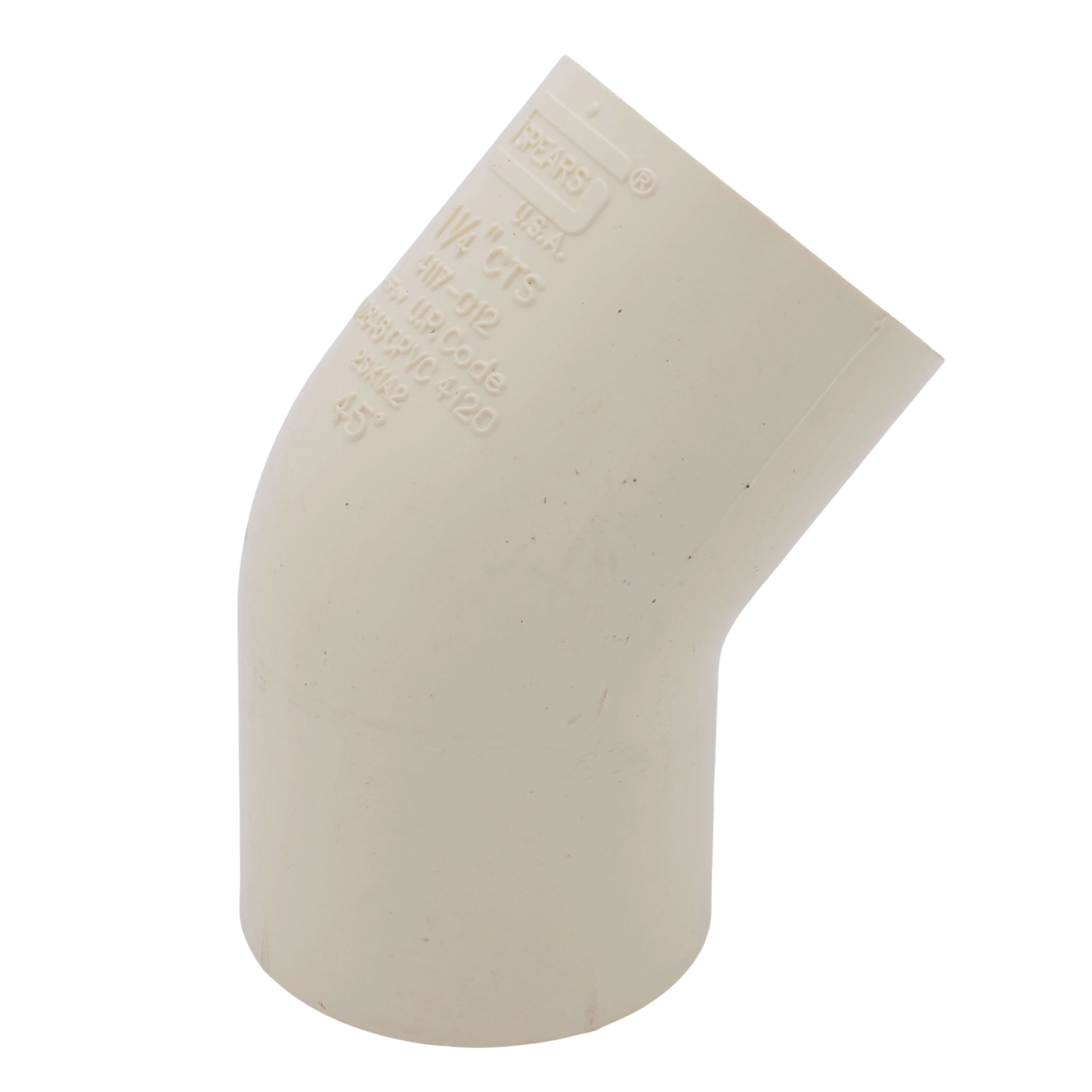 SPEARS VALVES 4117-012 Elbow, 45 Deg., Socket, 1-1/4 Size, CPVC | BU6QEC