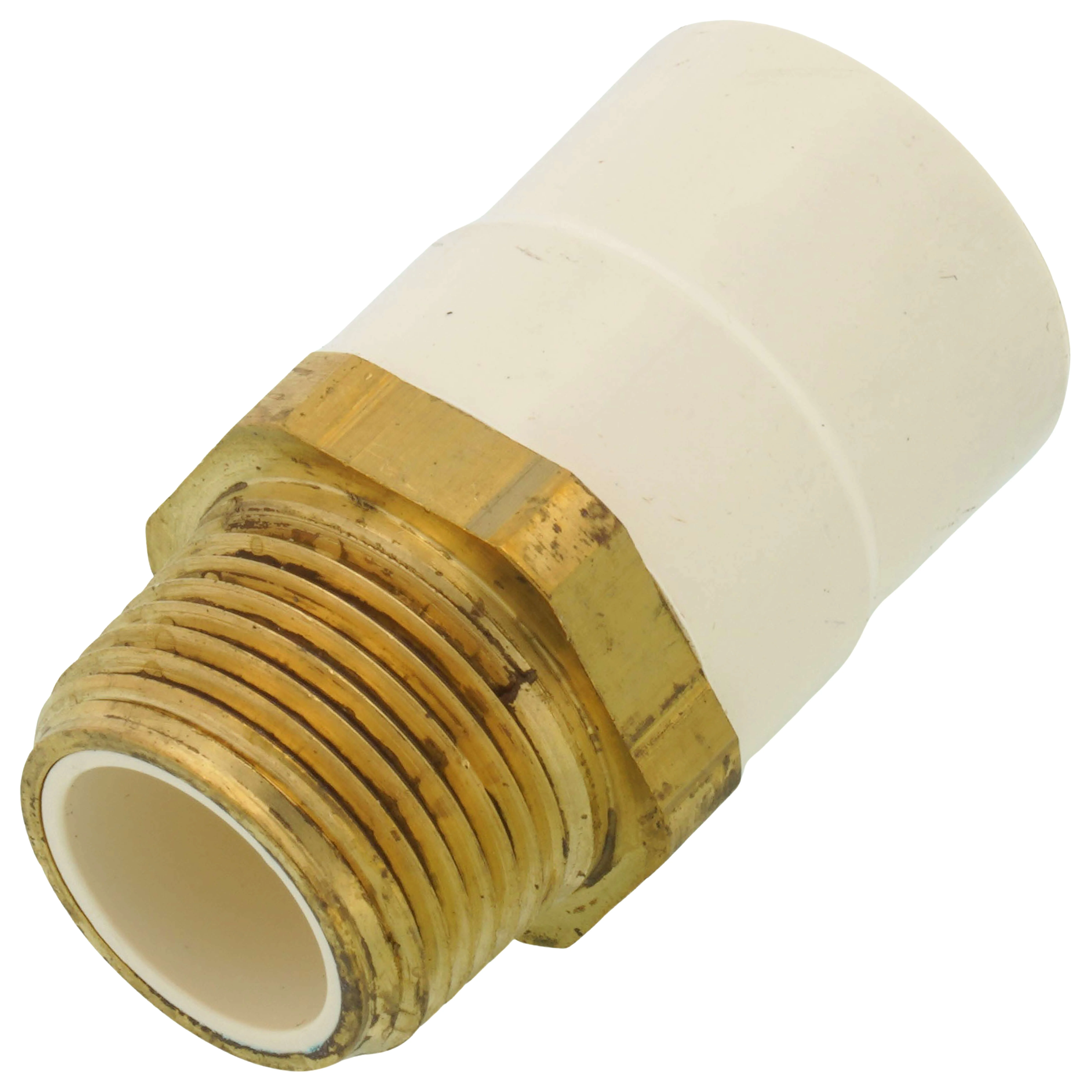 SPEARS VALVES 4136-007BR Brass Male Adapter, MPT x Socket, 3/4 Size, CPVC | BU6QFG