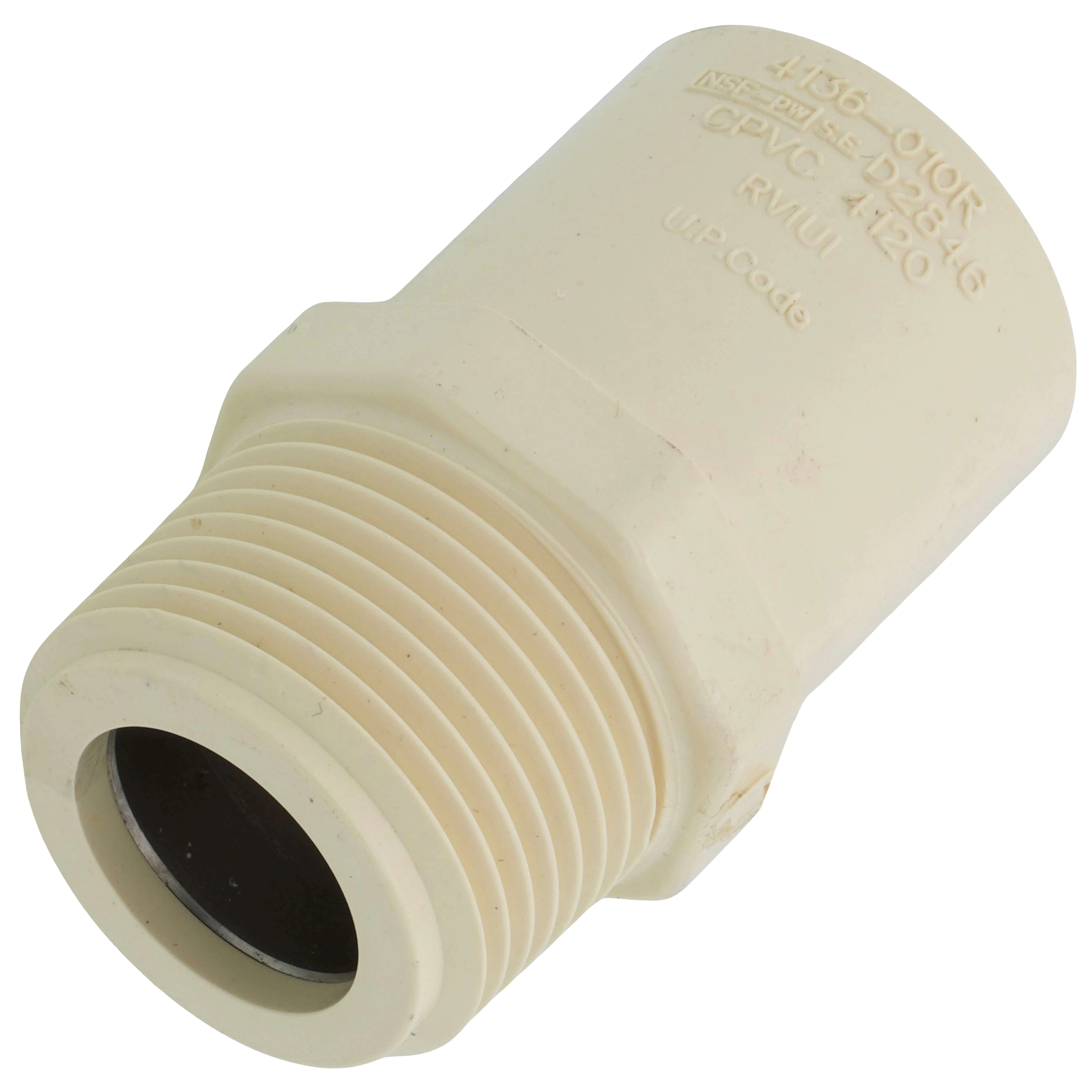 SPEARS VALVES 4136-010R Reinforced Male Adapter, RMPT x Socket, 1 Size, CPVC | BU6QFU
