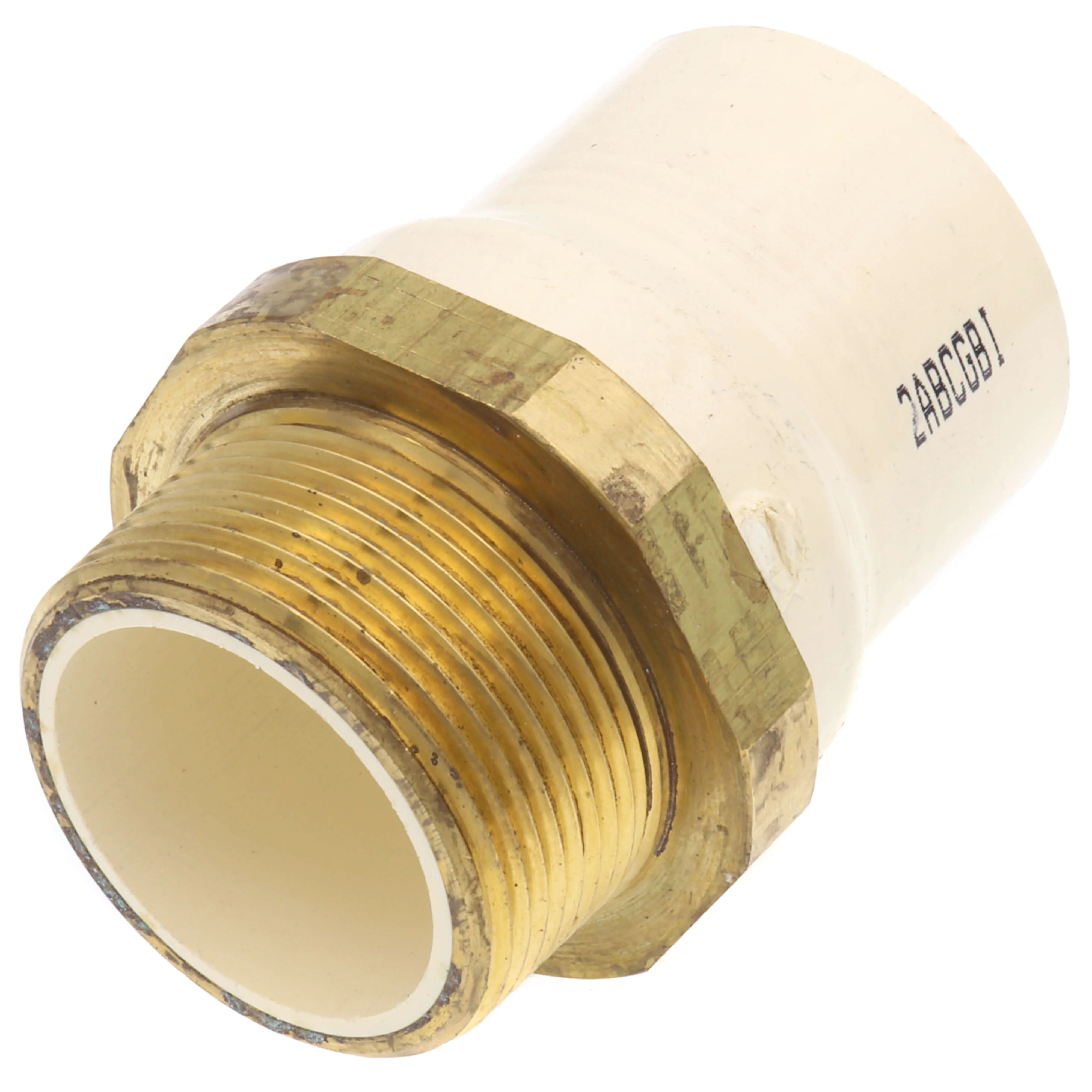 SPEARS VALVES 4136-015BR Brass Male Adapter, MPT x Socket, 1-1/2 Size, CPVC | BU6QGB