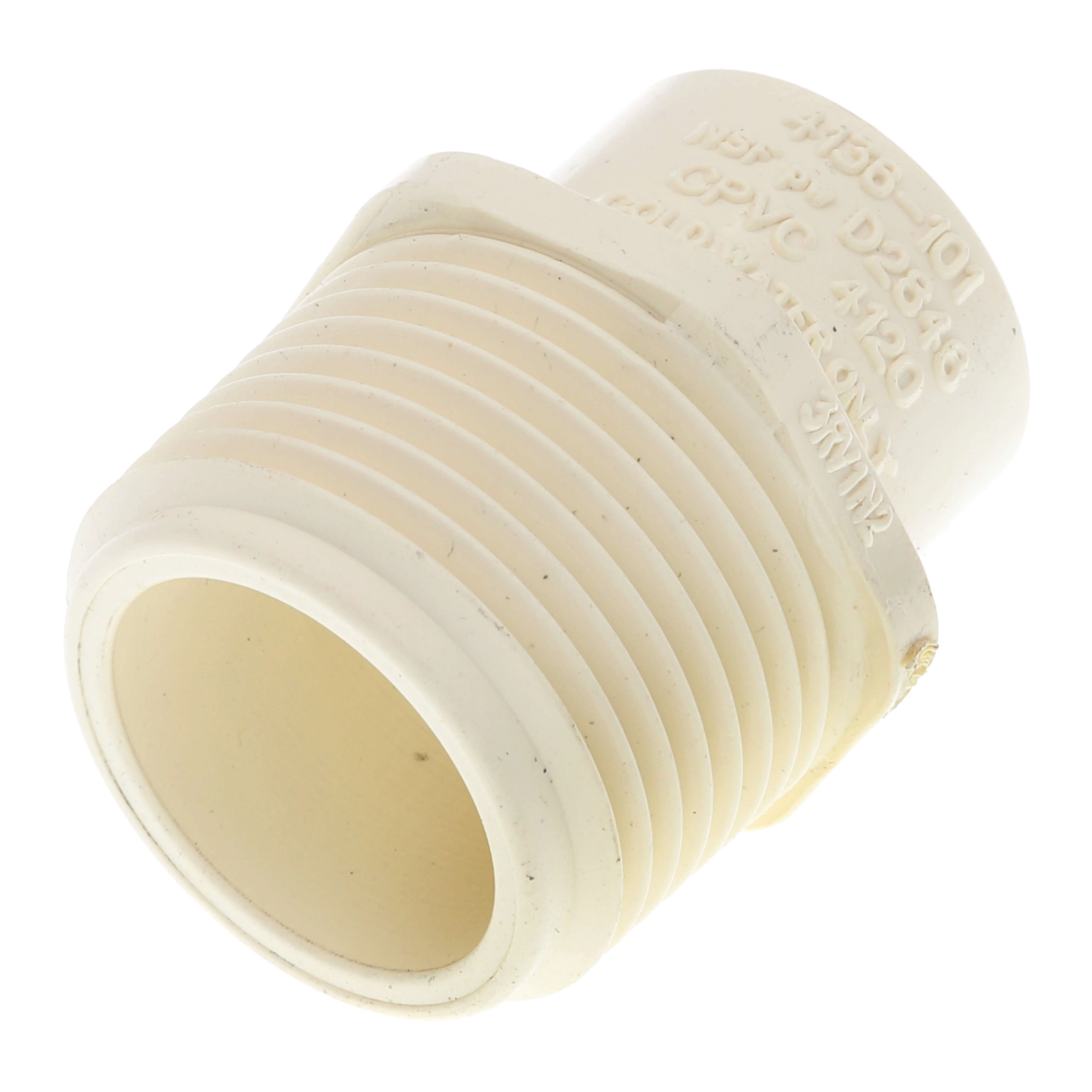 SPEARS VALVES 4136-101 Reducer Male Adapter, MPT x Socket, 3/4 x 1/2 Size, CPVC | BU6QGJ