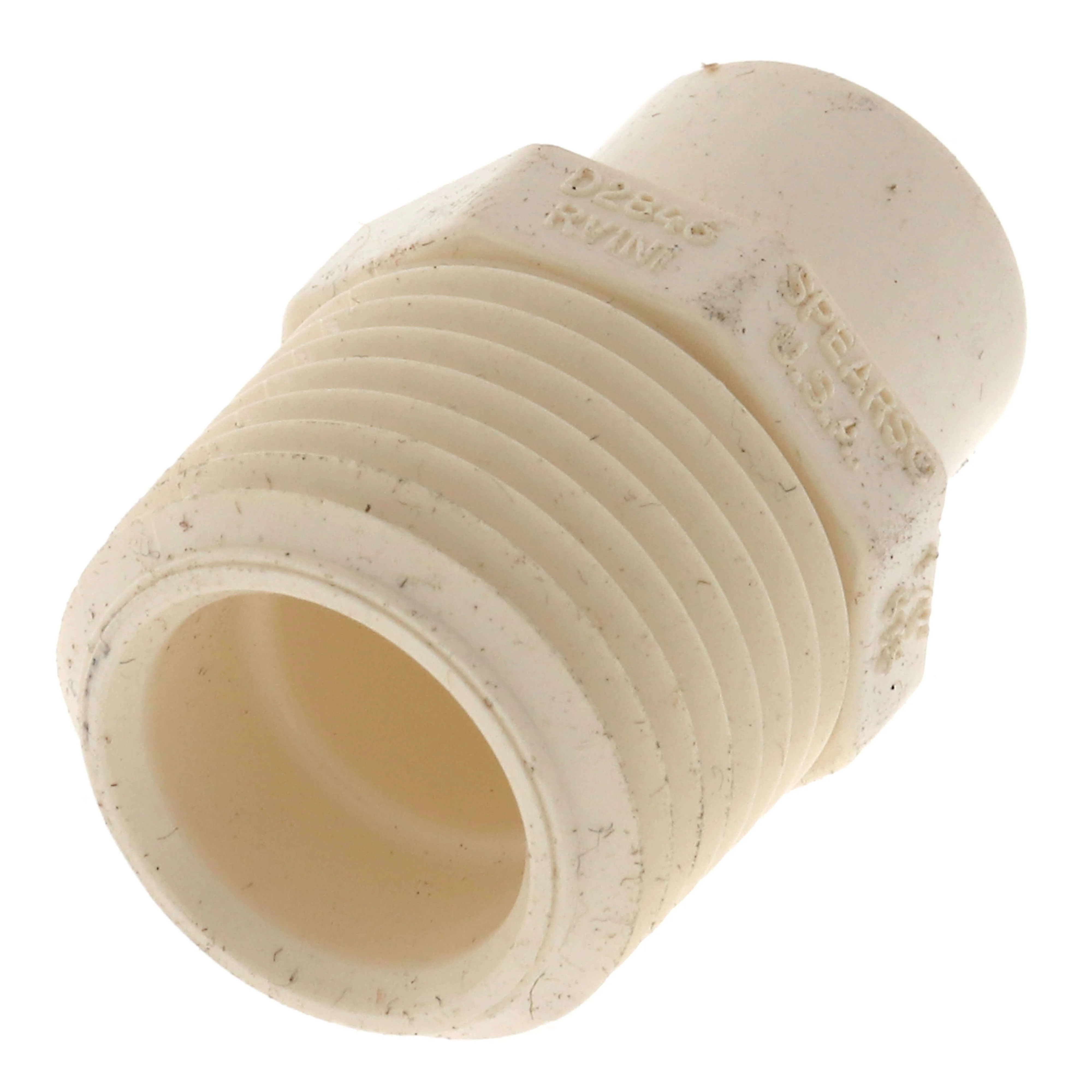 SPEARS VALVES 4161-005 Straight Male Adapter, MIPT x Spigot, 1/2 Size, CPVC | BU6QVD