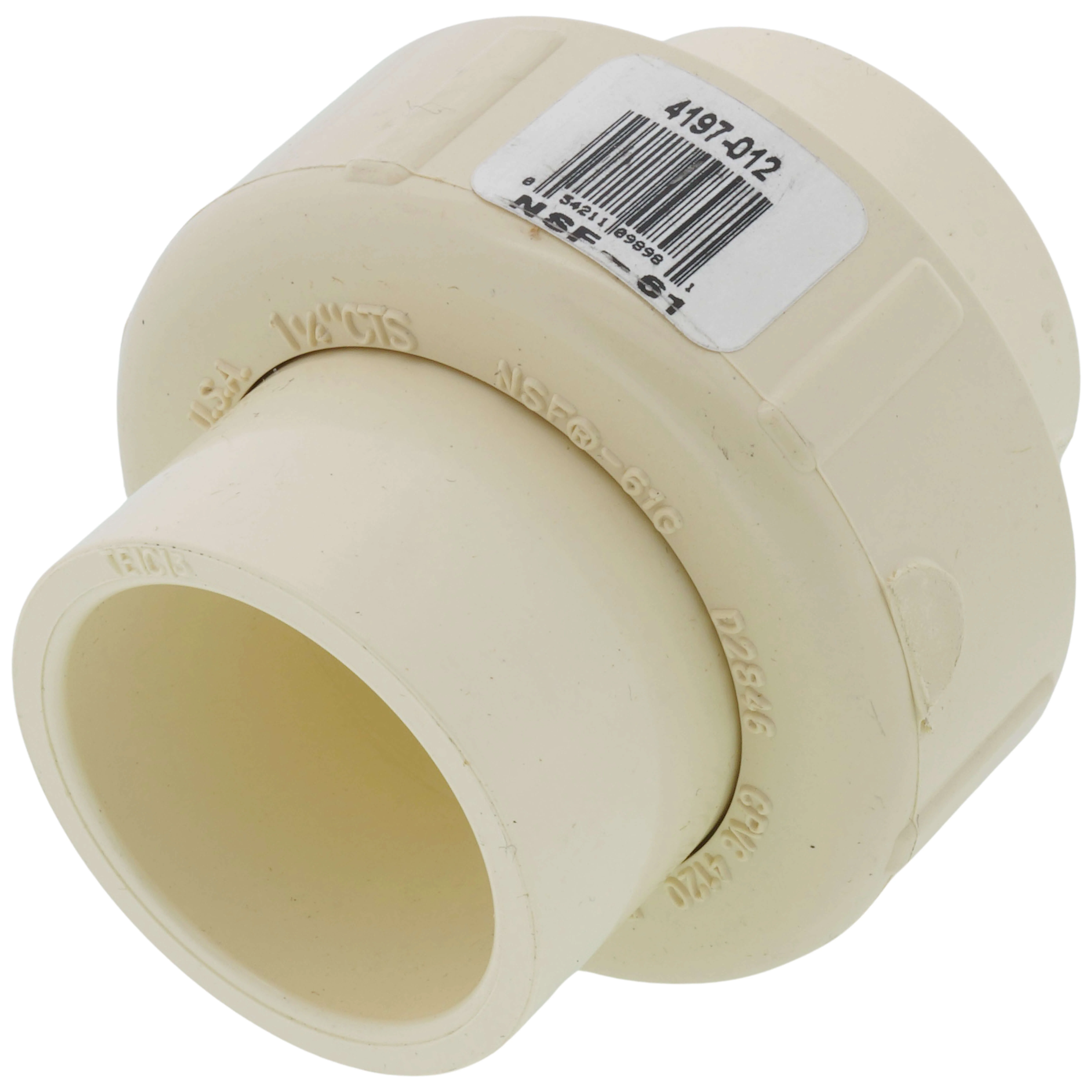 SPEARS VALVES 4197-012 Union, Socket, EPDM, 1-1/4 Size, CPVC | BU6QTB