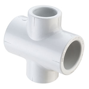 SPEARS VALVES 420-166 Reducer Cross, Socket, Schedule 40, Bushed, 1-1/4 x 1/2 Size, PVC | BU6QWJ