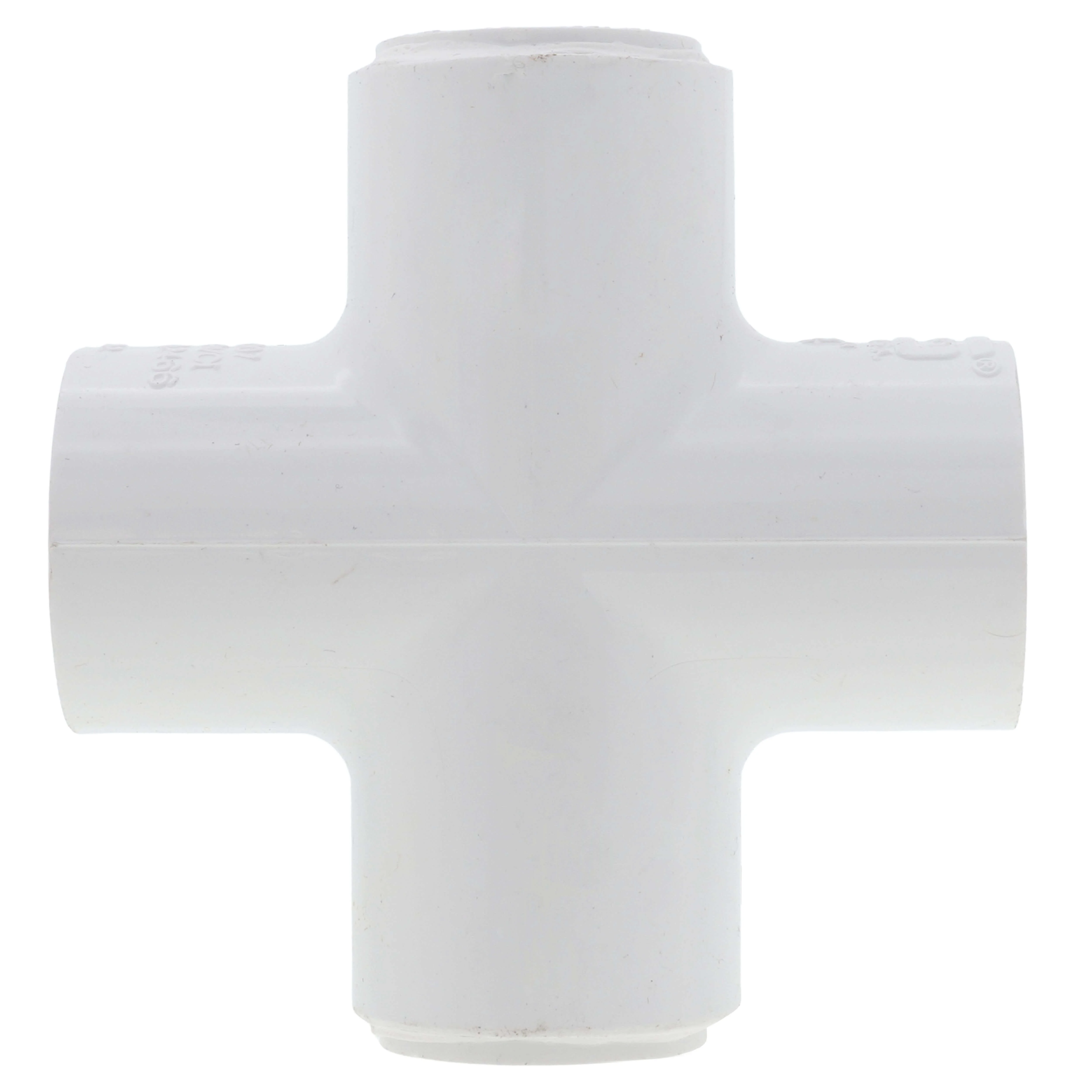 SPEARS VALVES 420-101 Reducer Cross, Socket, Schedule 40, Bushed, 3/4 x 1/2 Size, PVC | BU6QPN