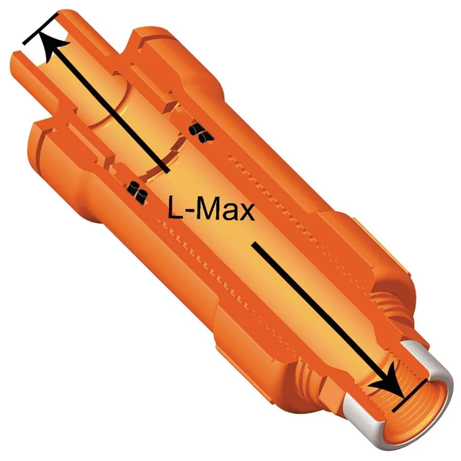 SPEARS VALVES 42014SR Reinforced Adjustable Head Adapter, 1 x 1/2 Size, CPVC | BU6QWH