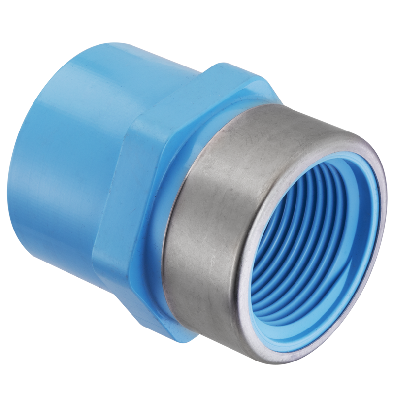 SPEARS VALVES 435-010SRT Special Reinforced Female Adapter, Socket x FPT, 1 Size, PVC | BU6UCV