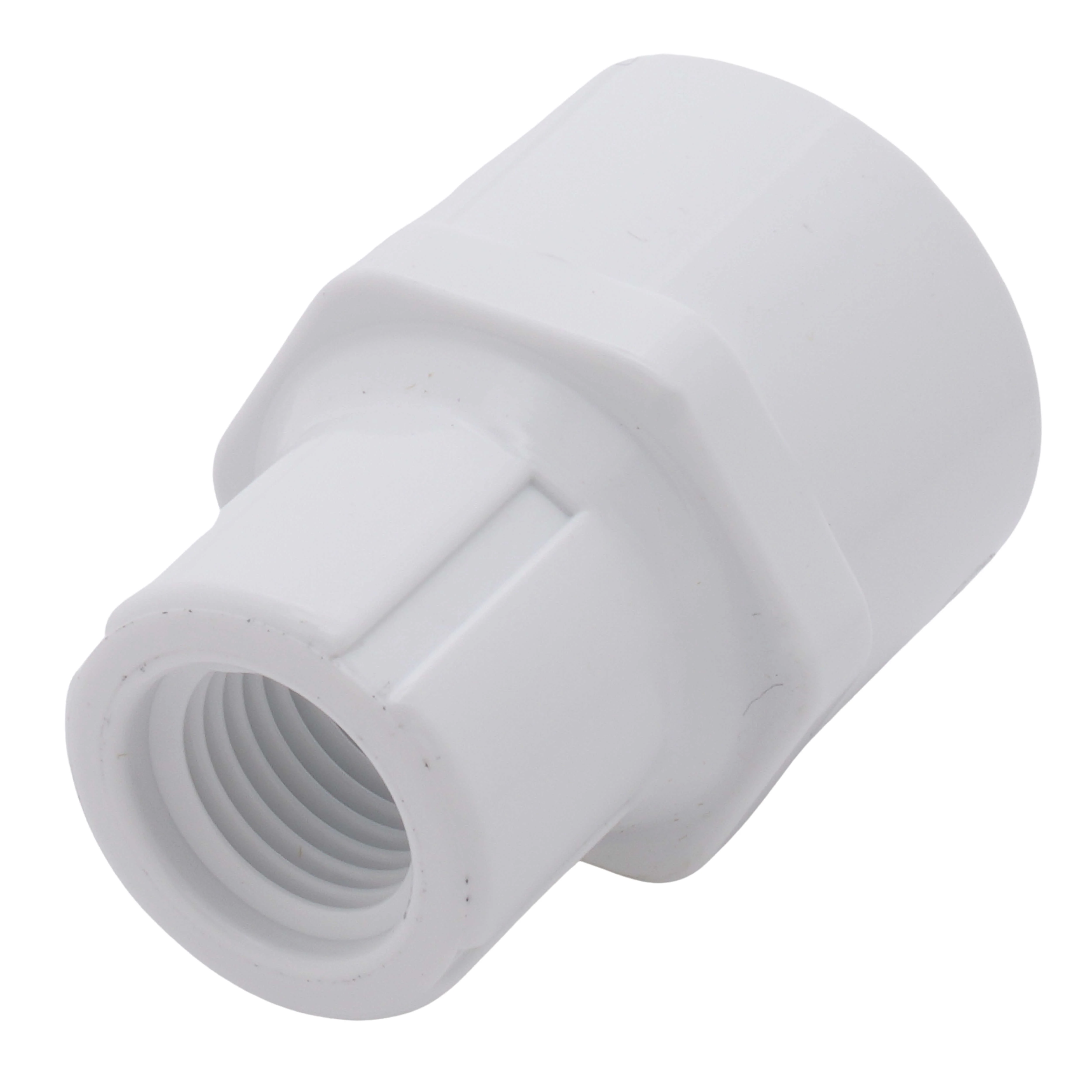 SPEARS VALVES 435-072 Reducer Female Adapter, Socket x FPT, 1/2 x 1/4 Size, PVC | BU7MJX