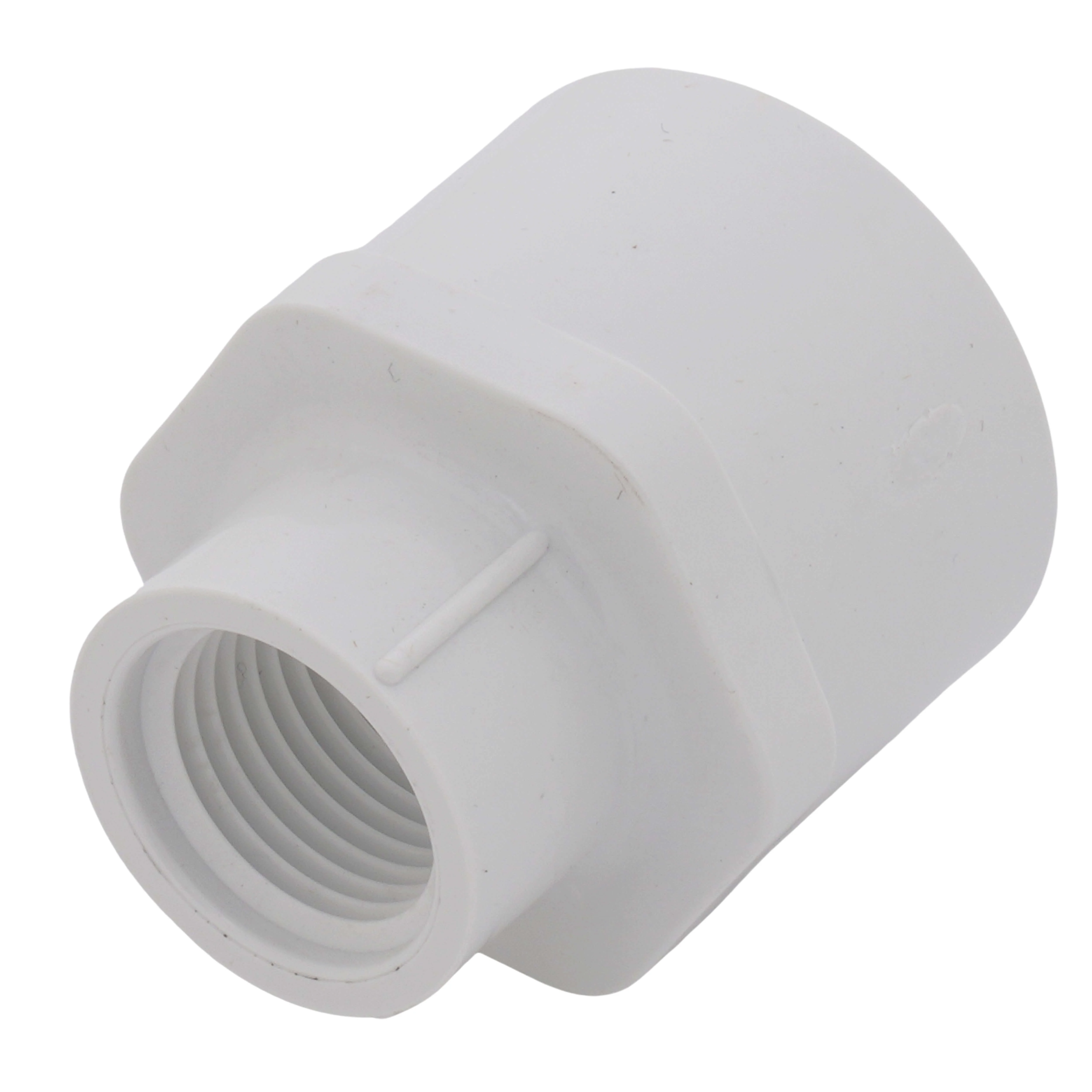 SPEARS VALVES 435-130 Reducer Female Adapter, Socket x FPT, 1 x 1/2 Size, PVC | BU7LMB