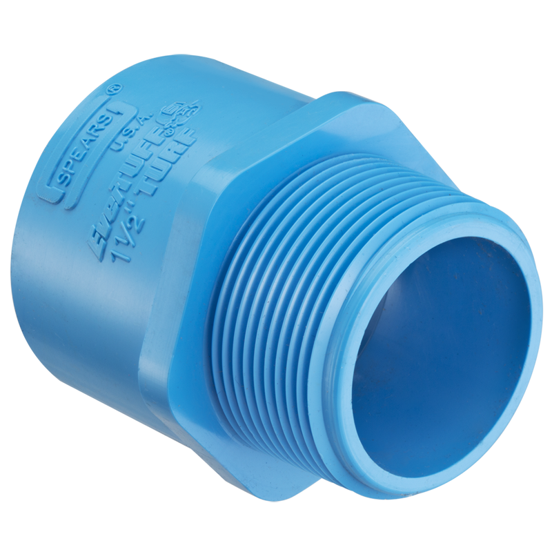 SPEARS VALVES 436-030T Male Adapter, MPT x Socket, 3 Size, PVC, Clear | BU6UMJ