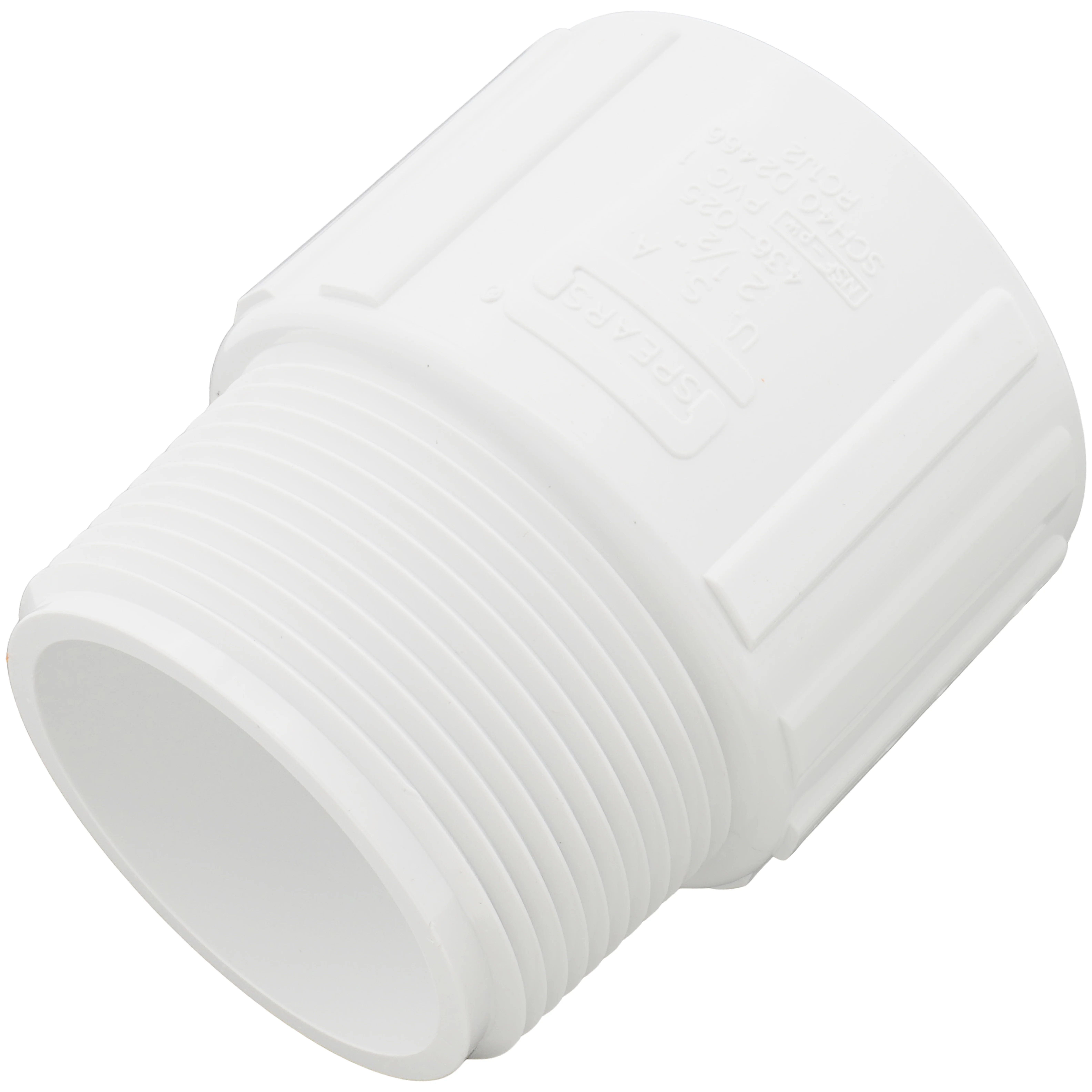 SPEARS VALVES 436-025 Male Adapter, MPT x Socket, 2-1/2 Size, PVC | BU7JHN