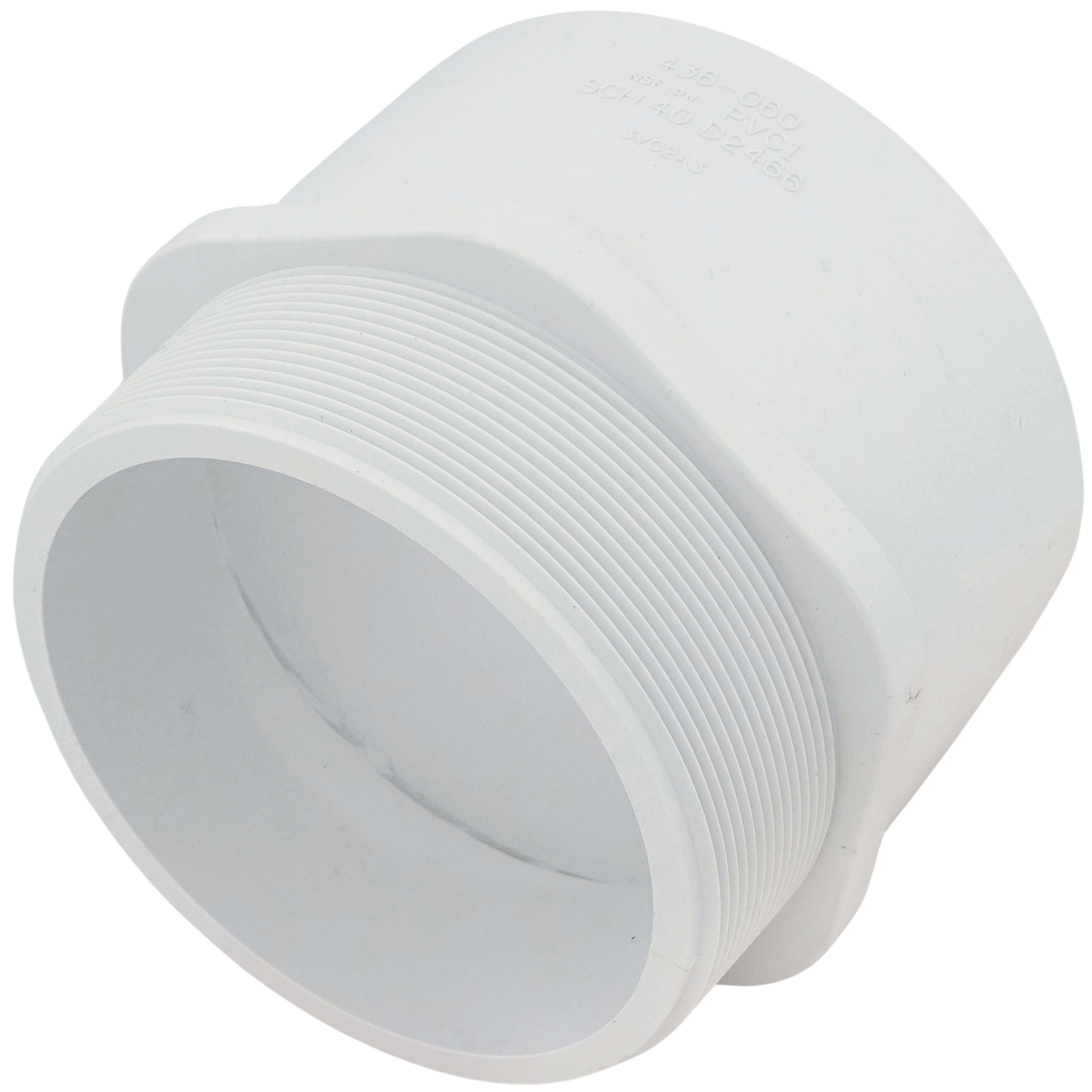 SPEARS VALVES 436-060 Male Adapter, MPT x Socket, 6 Size, PVC | BU7JLL