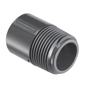 SPEARS VALVES 436-101G Reducer Male Adapter, MPT x Socket, 3/4 x 1/2 Size, PVC | BU6UNY