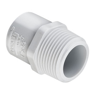 SPEARS VALVES 436-492F Reducer Male Adapter, MPT x Socket, 5 x 6 Size, PVC | BU6UPA